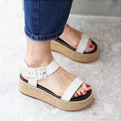 Flatform Renata Off White Anas