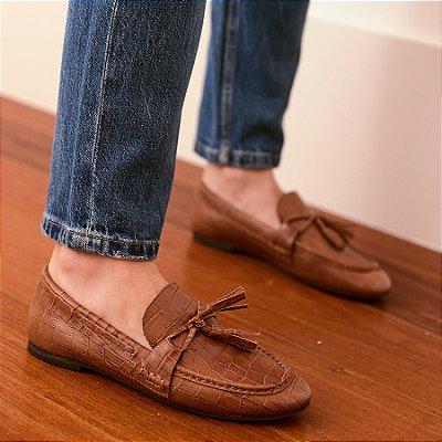 Mocassim Julia Caramelo Anas