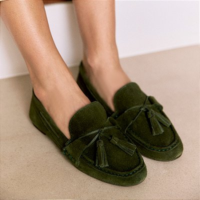Mocassim Julia Verde Anas