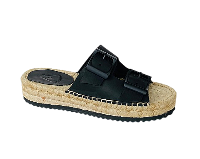 3050 Binken couro no tom preto fosco-altura 37mm