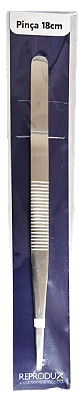 Pinça em Inox 18 cm - Reprodux