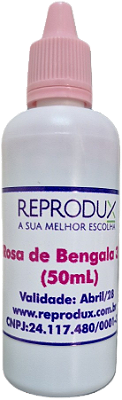 Corante Rosa de Bengala 3% (Fr/50mL) - Ref.: 912011 - Reprodux