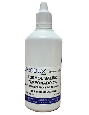 Formol Salino Tamponado Solução 4% (Fr/100mL) - Ref.: 912011 - Reprodux