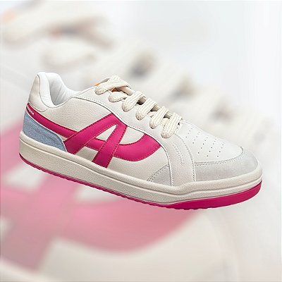 Tênis off white com pink