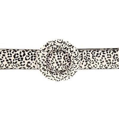 Cinto animal print estampa de vaca