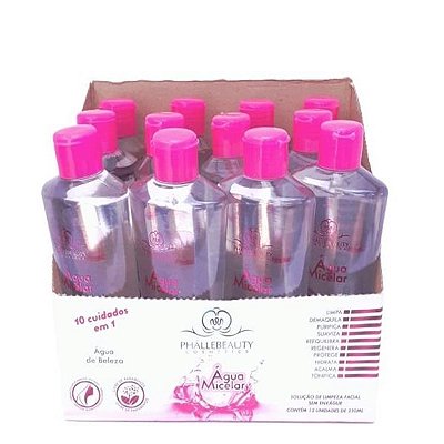 Phallebeauty Caixa Agua Micelar 10 Em 1 C/12 Und 250ml