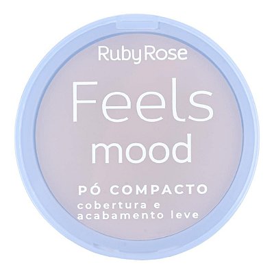 Ruby Rose Pó Compacto Acabamento Leve Feels Mood Cor MC 50