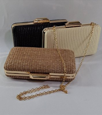 Bolsa tipo Clutch de Palha