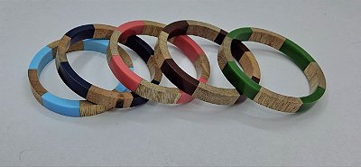 Pulseira Madeira Listrada