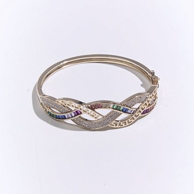 Pulseira Metal Bracelete Vazado