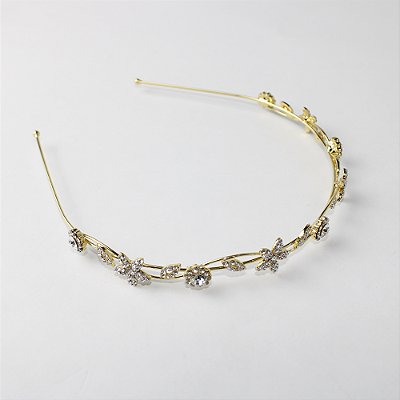 Arco de Metal com Strass e Flores