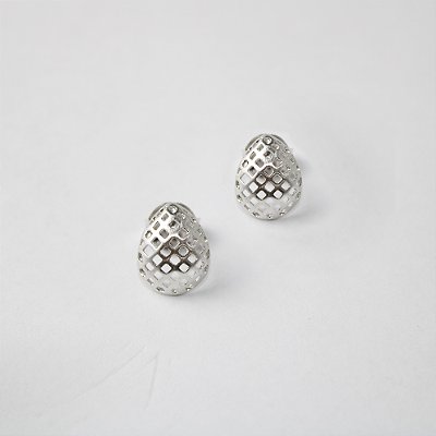 Brinco Folheado Vazado Gota