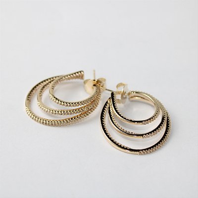 Brinco Metal Zircônia