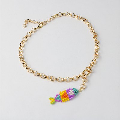 Colar Metal Peixe