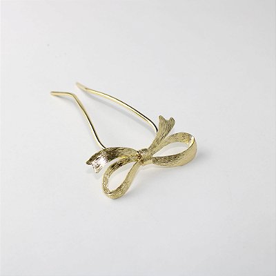 Prendedor de Cabelo Metal Laço para Coque