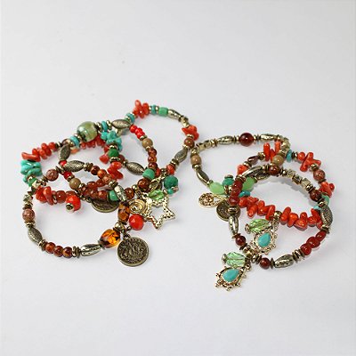 Pulseira Metal Kit com 7