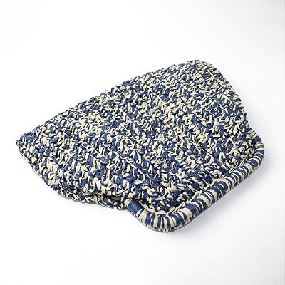 Bolsa Carteira de Palha Estilo Clutch Trançada