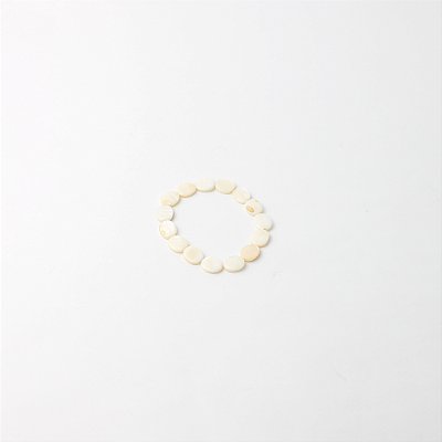 Pulseira de Silicone com Pastilhas em Madrepérola