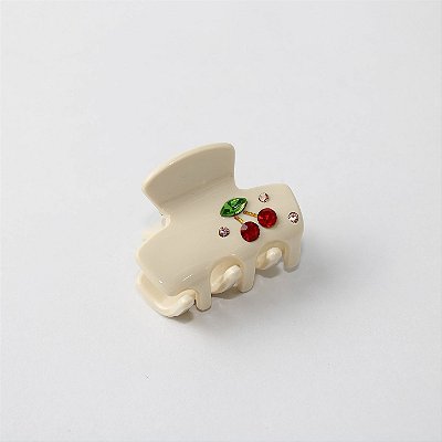 Prendedor Resina Mini Piranha Cereja