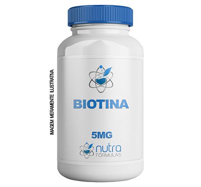 BIOTINA 5MG - 60 CÁPSULAS