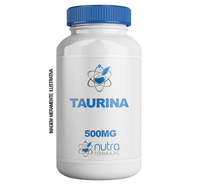 TAURINA 500MG - 60 CÁPSULAS