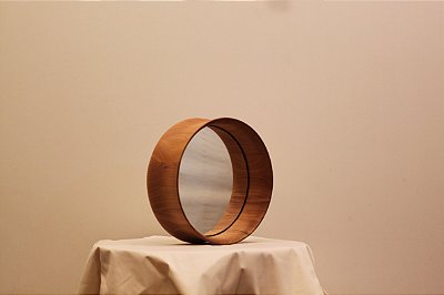 espelho flor 30 peroba