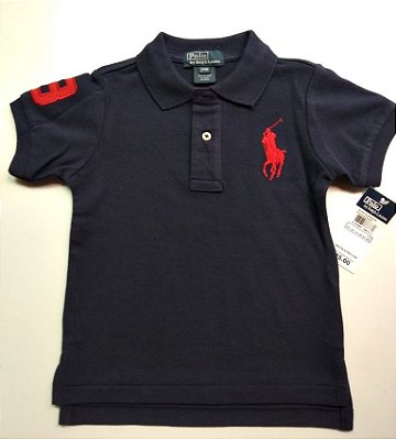 polo moletom com capuz with big horse