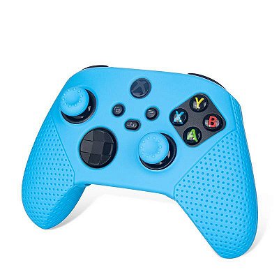 Capa Protetora de Silicone Flexível Antiderrapante para Controle de Xbox Series S/X - Azul
