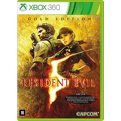 Resident Evil 5 Gold Edition Seminovo - Xbox 360