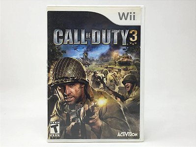 Call Of Duty 3 Seminovo - Nintendo wii