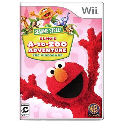Elmo's a to zoo adventure the videogame Seminovo - Nintendo Wii