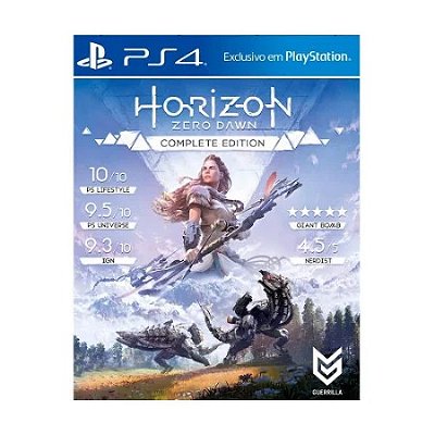 Horizon Zero Dawn Complete Edition Encartelado Seminovo – PS4