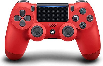Controle Sony Dualshock 4 Magma Red Seminovo - PS4