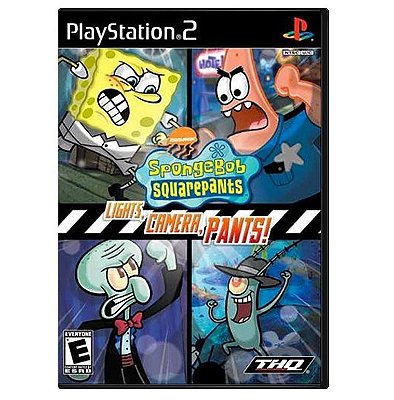 Spongebob Squarepants Lights, Camera, Pants ! Seminovo - PS2