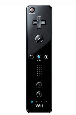 Controle Wii Remote Preto Original Seminovo