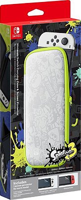 Case Nintendo Switch e Screen Protector Splatoon 3 Edition