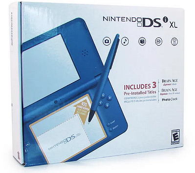 Console Nintendo DSi XL Azul Seminovo - Nintendo
