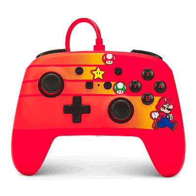 Controle Power A Enhanced Mario Speedster Vermelho - Nintendo Switch