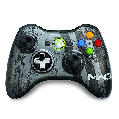 Controle Xbox 360 Sem Fio Call Of Duty MW3 Limited Edition Seminovo