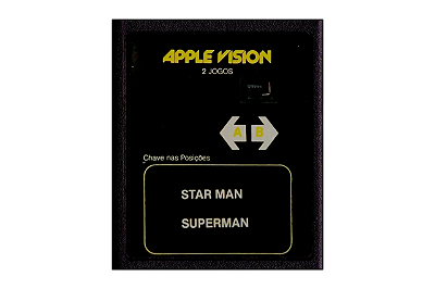 Apple Vision 2 jogos Star Man e Superman Seminovo - Atari