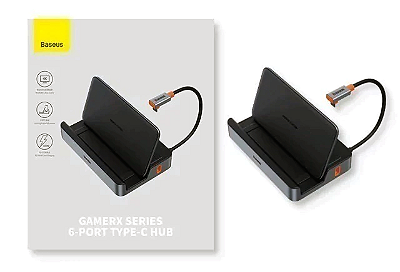 Docking Station GamerX 6 Ports USB-C Steam Deck Baseus