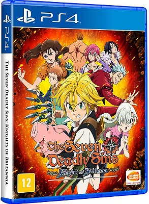 The Seven Deadly Sins Knights of Britannia Seminovo - PS4