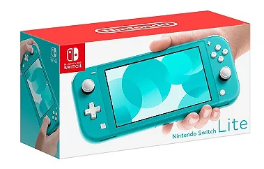 Console Nintendo Switch Lite Turquesa Destravado Seminovo - Nintendo Switch