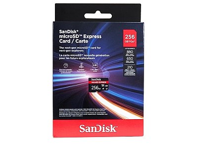 Cartão MicroSD Express de 256 GB SanDisk