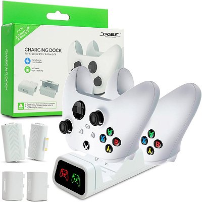 Carregador Duplo Base Dock Controle Manete Xbox One Series S/X Seminovo