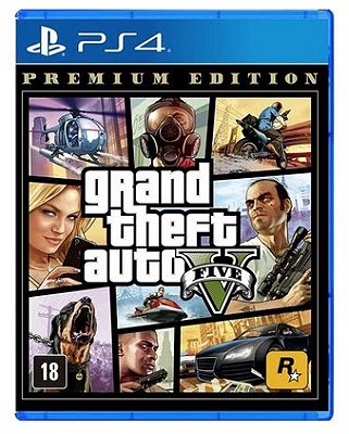 Grand Theft Auto V GTA V Premium Edition Seminovo – PS4