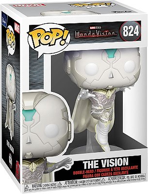 Funko Pop 824 The Vision Wanda Vision Multicor Seminovo - Funko