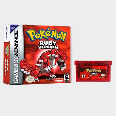 Pokémon Ruby Version Seminovo - Game Boy Advance