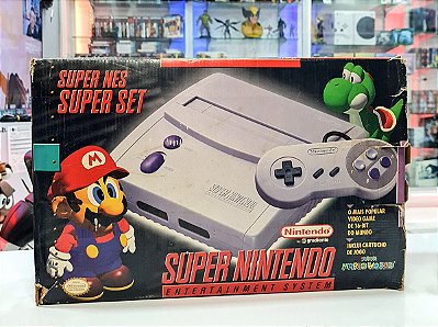 Console Super Nintendo Entertainment System (SNES) Super Set Nacional Seminovo - Nintendo