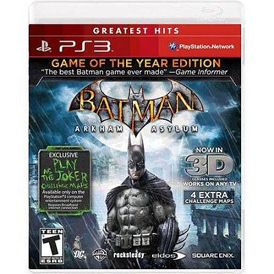 Batman Arkham Asylum G.O.T.Y Seminovo – PS3